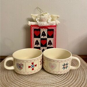 Vintage K.I.C. Soup Mugs